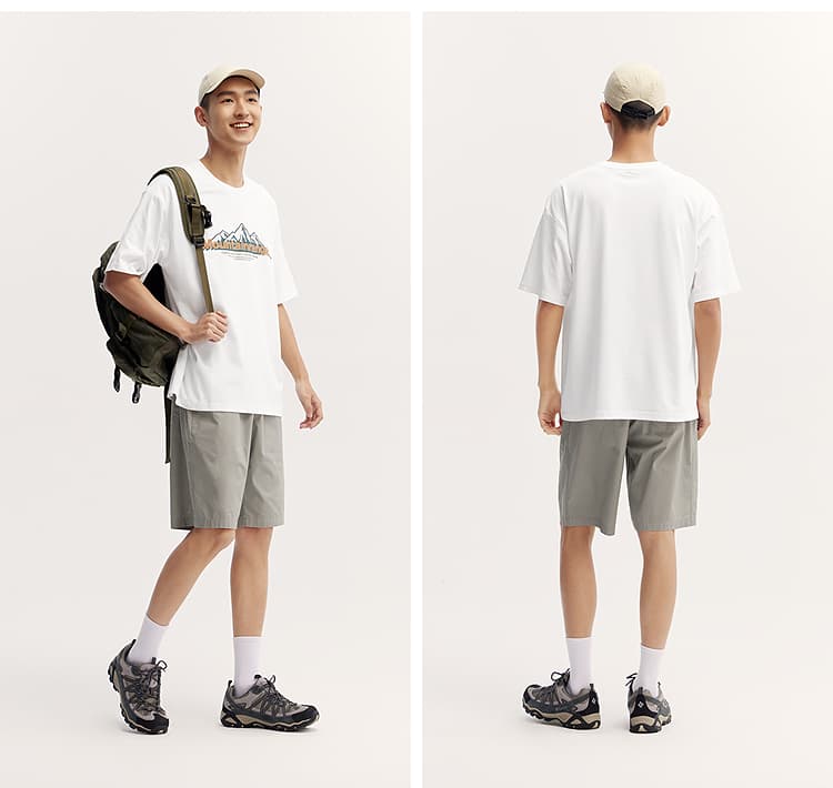 スポーツパンツ シンプル機能性ハーフ丈ショート