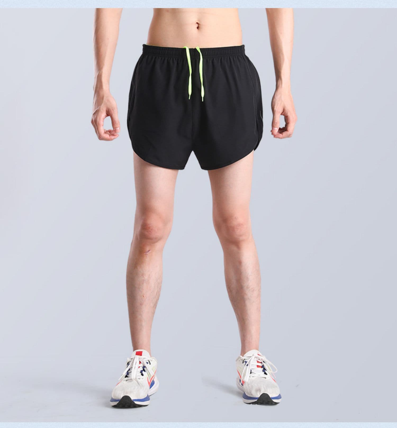 スポーツパンツ スポーツパンツ ネオンアクセント ドローコード ショートパンツ