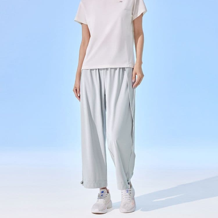 スポーツパンツ スポーツパンツ ゆったりフィット ワイドレッグパンツ