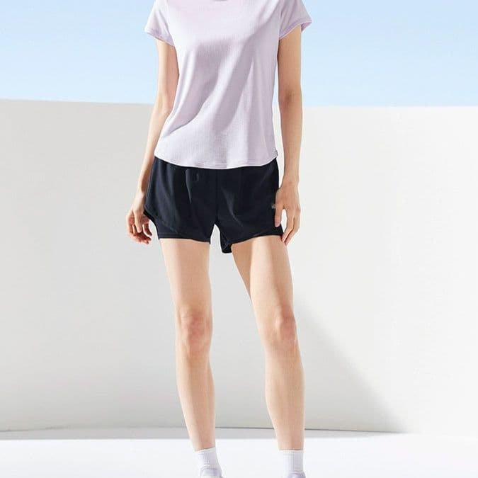 スポーツパンツ スポーツパンツ 二重構造快適ショートパンツ
