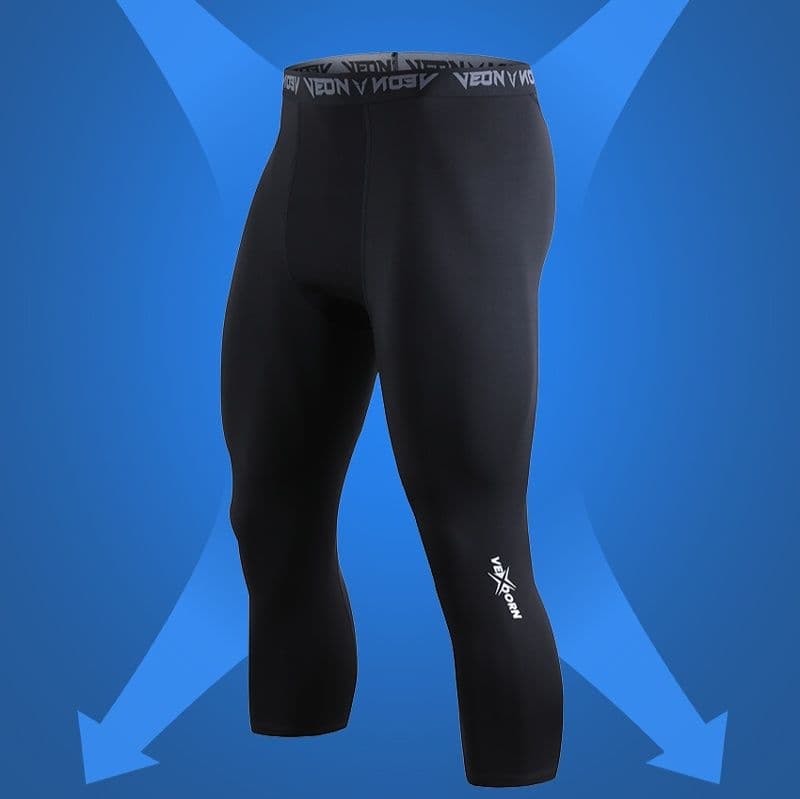 スポーツパンツ 四面弾力 圧縮スポーツロングパンツ