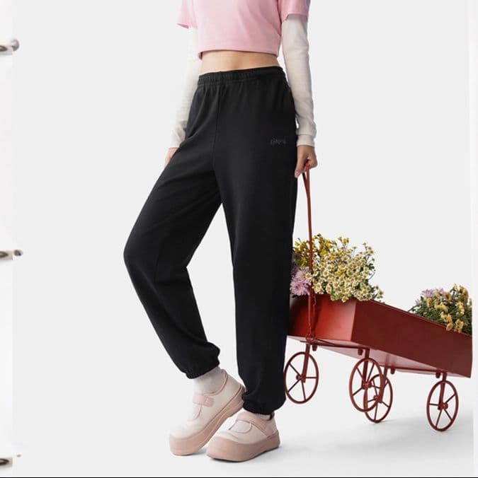 スポーツパンツ やわらか素材 ゆったりロングパンツ