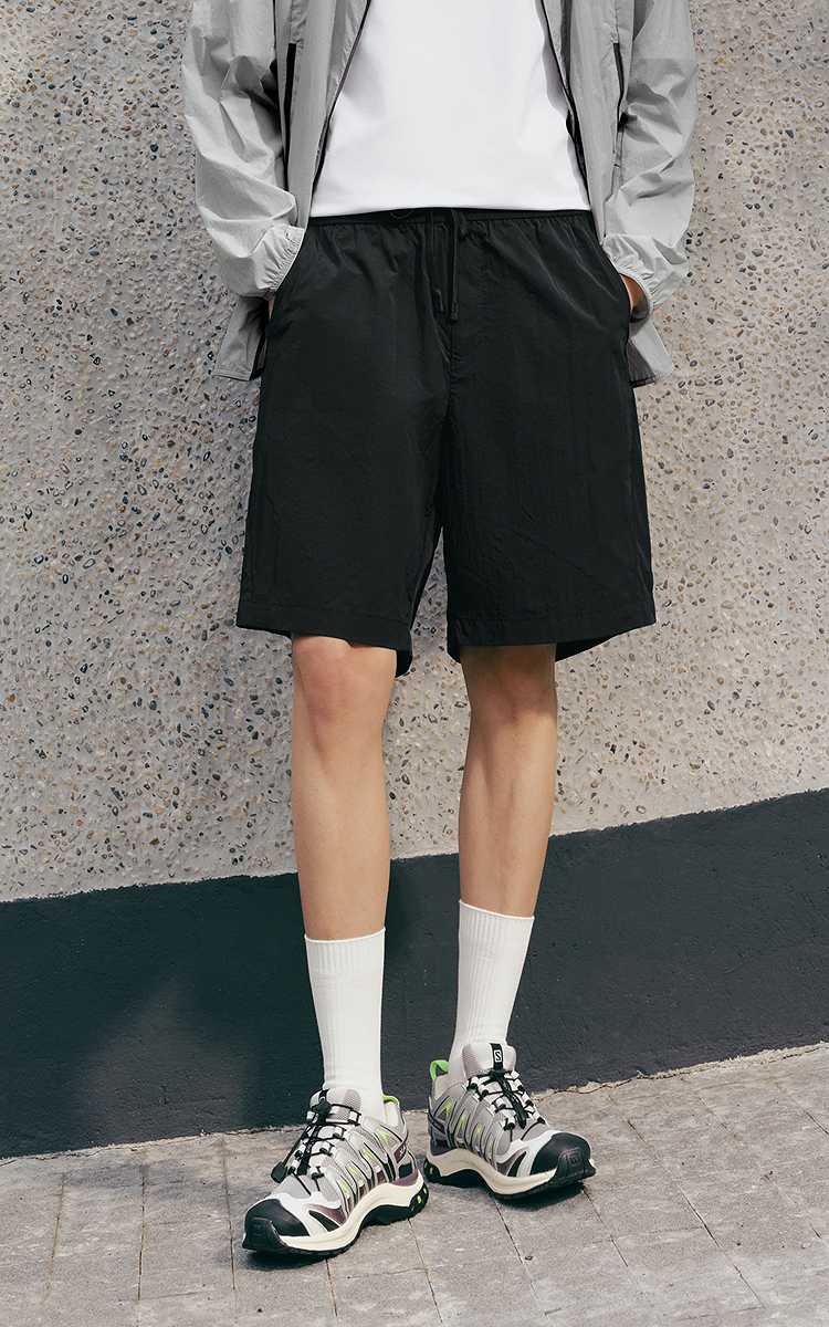 スポーツパンツ シンプル快適ハーフパンツ