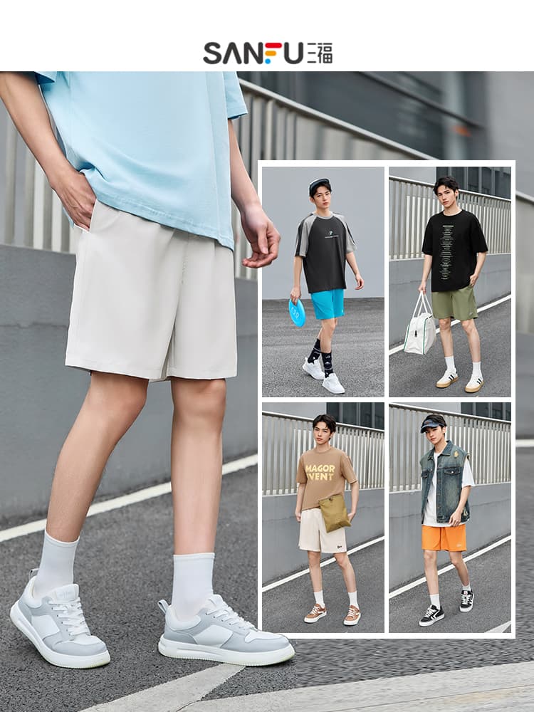 ショートパンツ スポーツパンツ 快適シルエット ゆったりショートパンツ