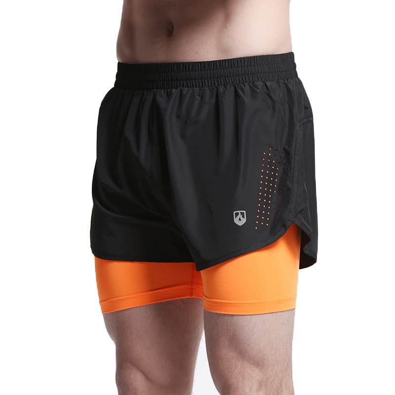 スポーツパンツ スポーツパンツ 二重構造ランニングショート