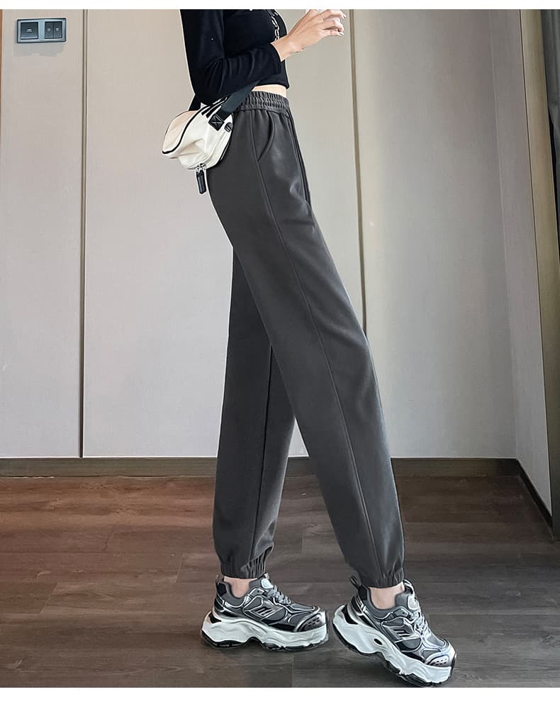 ロングスポーツパンツ スポーツパンツ ゆったりシルエットリラックススウェットパンツ