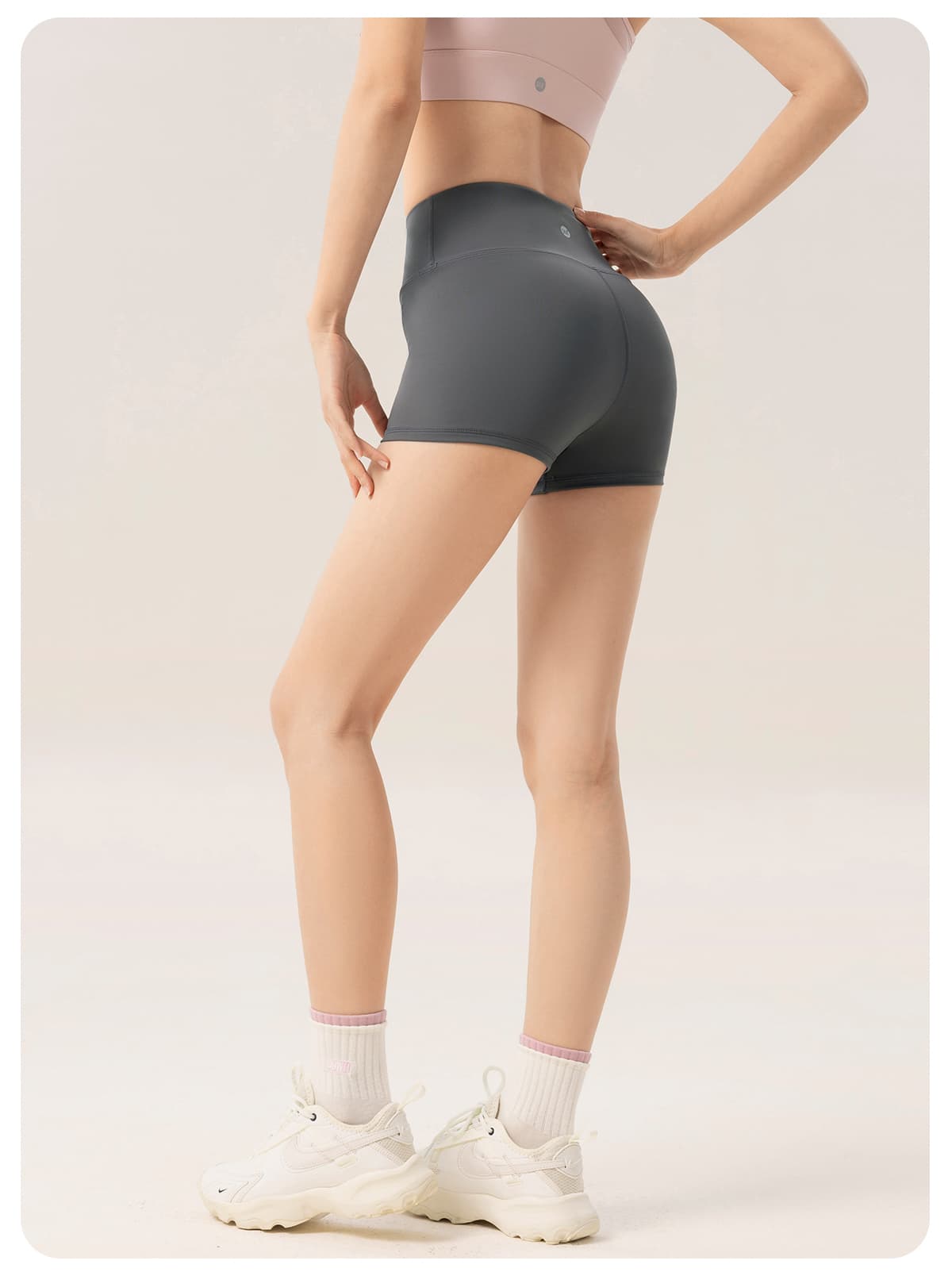 スポーツパンツ スポーツパンツ なめらか美脚ハイウエストショート