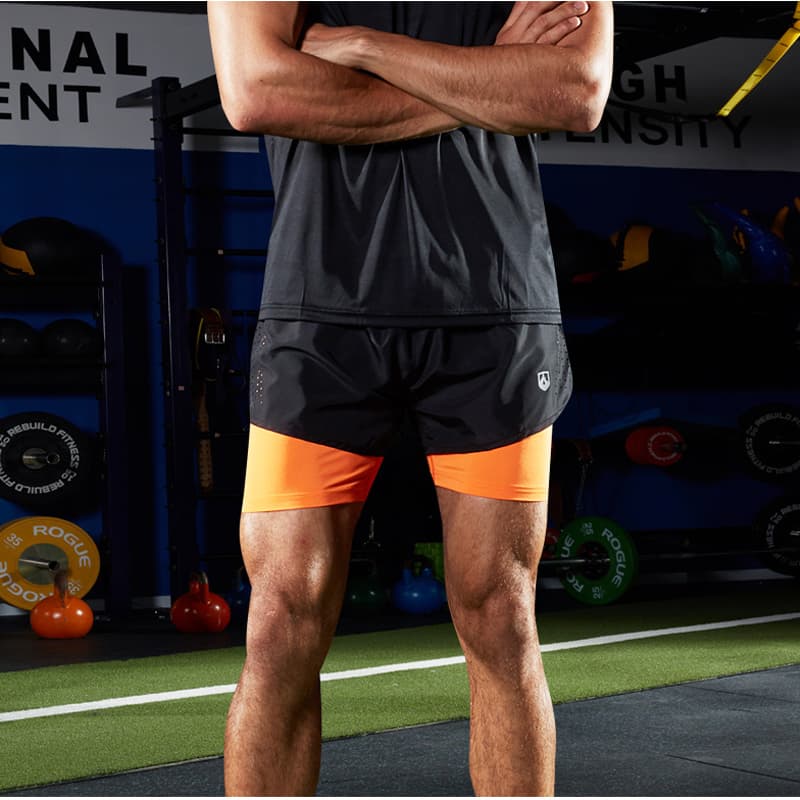 スポーツパンツ スポーツパンツ 二重構造ランニングショート