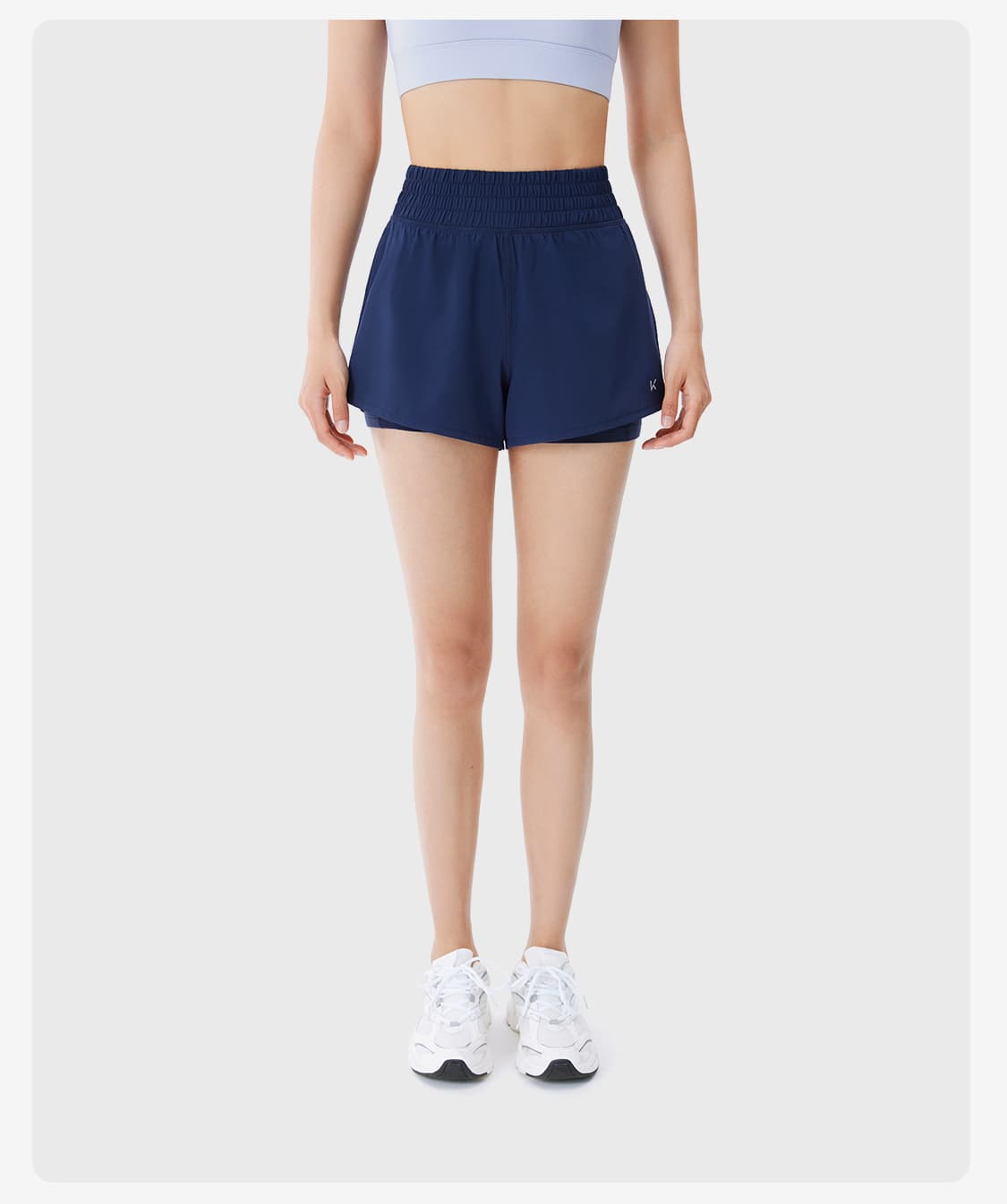 スポーツパンツ スポーツパンツ 二重構造軽量ランニングショート