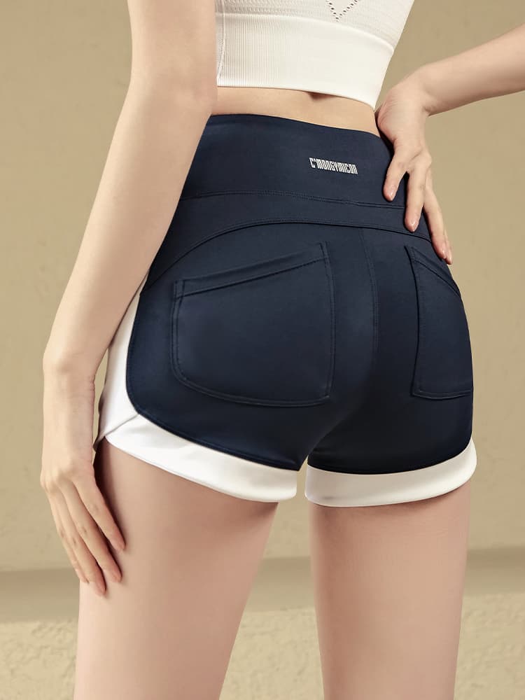 スポーツパンツ すっきりシルエット美脚ショート