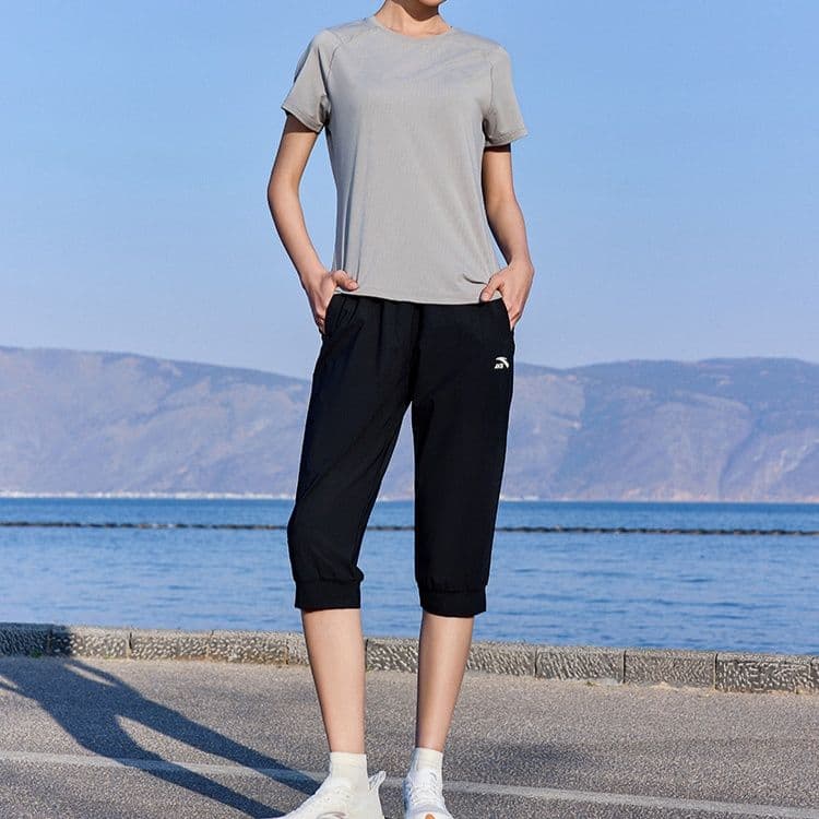 七分丈スポーツパンツ リラックス七分丈スポーツパンツ