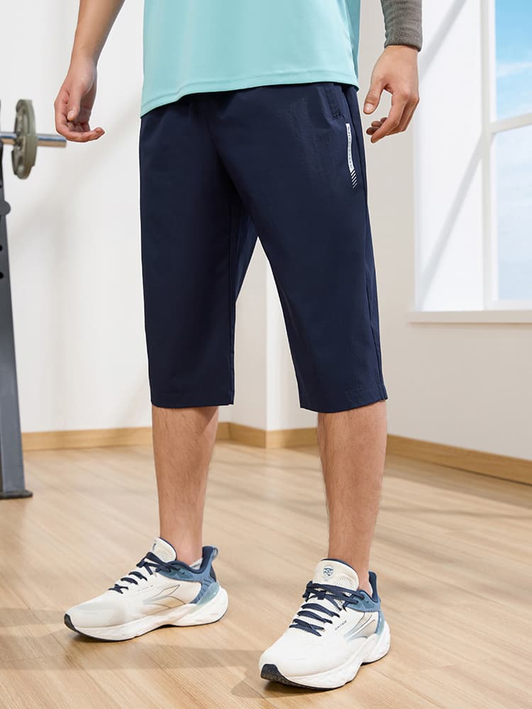 スポーツパンツ 快適さらり七分丈スポーツパンツ