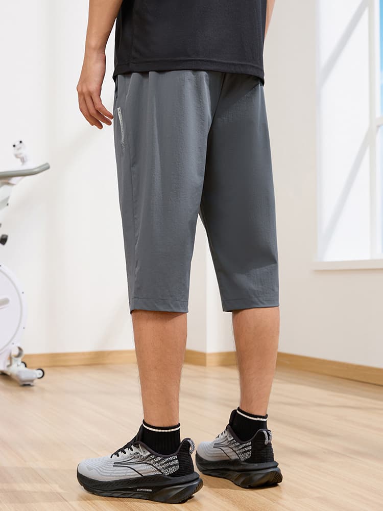 七分丈スポーツパンツ 軽量速乾七分丈スポーツパンツ