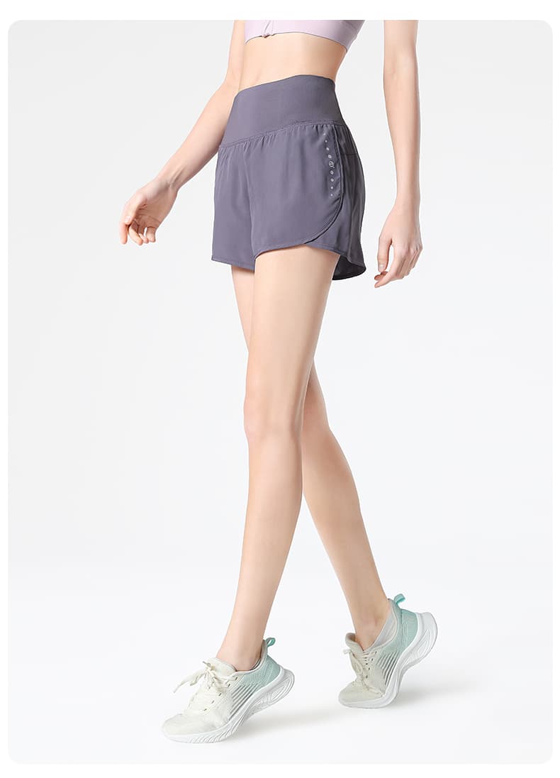 スポーツパンツ スポーツパンツ 二層式フィット ショートレギンス