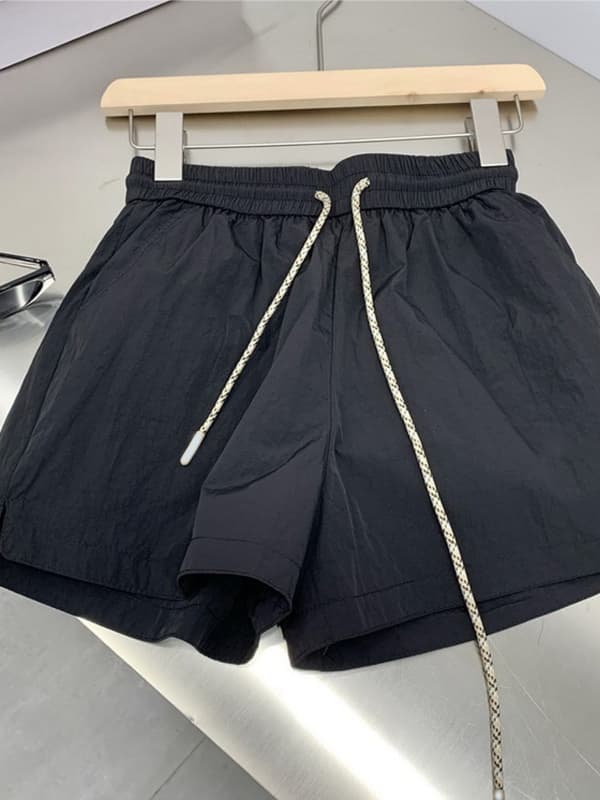 スポーツパンツ スポーツパンツ リラックス素材感ドローショート